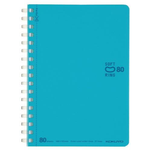 Kokuyo Soft Ring Notebook Dot B Ruled A6 - None