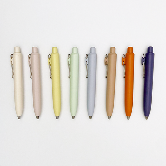 all uni-ball one P pen colors lined up beautifully