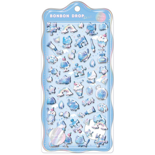 Bonbon Drop Aurora Puffy Stickers