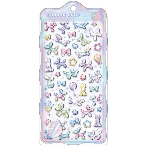 Bonbon Drop Aurora Puffy Stickers
