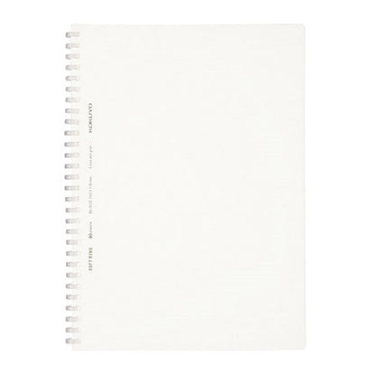 Kokuyo Soft Ring Clear Notebook - Grid Dot Ruled - B5 - None