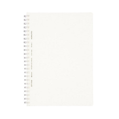 KOKUYO Soft Ring Clear Notebook A5 Transparent - None