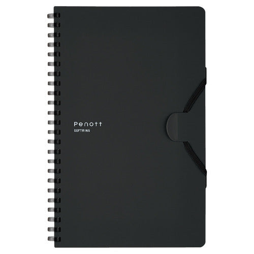 Kokuyo Soft Ring Notebook Penotto 5mm Grid Slim A5 - None