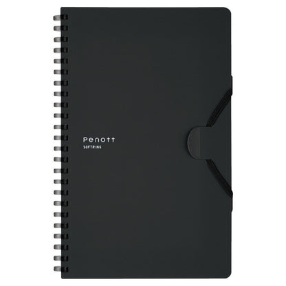 Kokuyo Soft Ring Notebook Penotto 5mm Grid Slim A5 - None