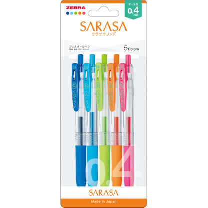 Sarasa Clip Gel Pen Sets (Zebra)