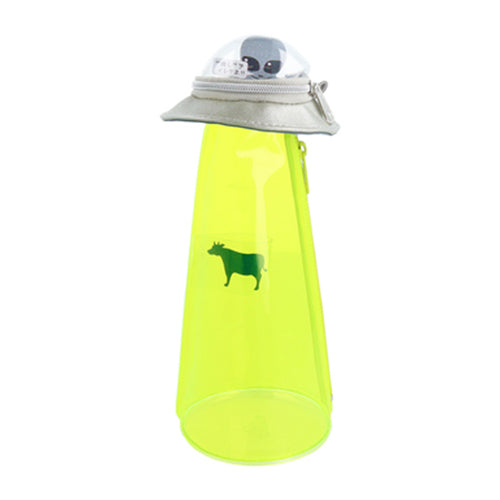 Sun-Star Stationery Unidentified Flying Pencil Case - Yellow