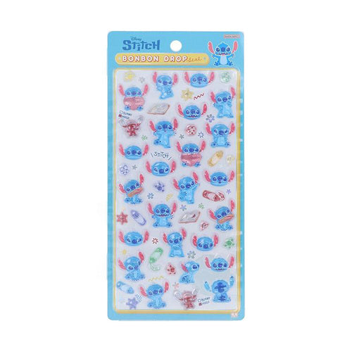 Sun-Star Stationery Bonbon Drop Seal Sticker - Stitch - None