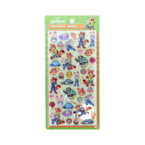 Bonbon Drop Disney Puffy Stickers