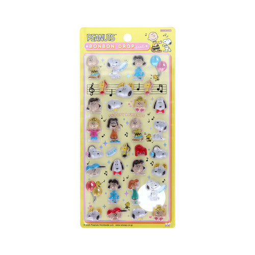 Bonbon Drop Snoopy Puffy Stickers
