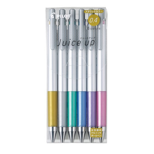 Juice Up Metallic Gel Ink Pens [6-Set] (Pilot)