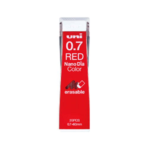 Mitsubishi Pencil Uni NanoDia Color Lead uni0.7-202NDC 0.7mm - Red