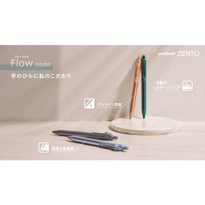 uni-ball ZENTO Flow Model Water Based Ballpoint Pen