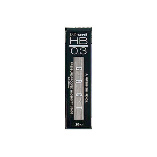 Mitsubishi Pencil Hi-Uni Mechanical Pencil Lead 0.3-300 - HB