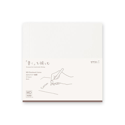 Midori MD Notebook Cotton Blank - A5 Square
