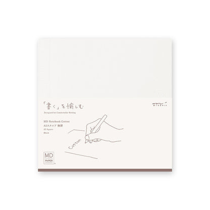 Midori MD Notebook Cotton Blank - A5 Square