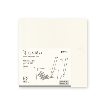 Midori MD Notebook Thick Blank - A5 Square