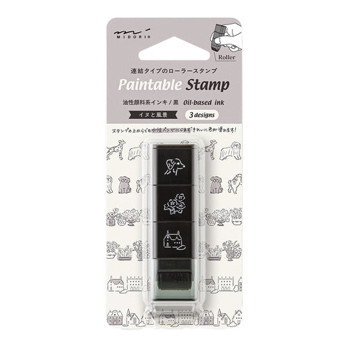 Paintable Self-Inking Roller Stamp (MIDORI)