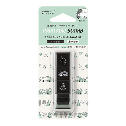 Paintable Self-Inking Roller Stamp (MIDORI)