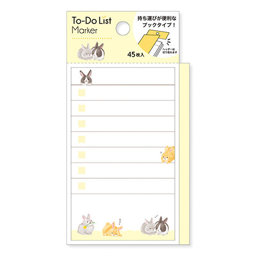 Cute Animal Sticky To-Do List Pad (MIND WAVE)
