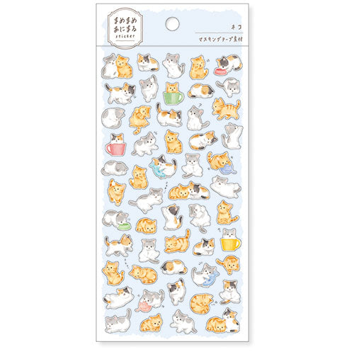 Mind Wave Mamemame Animal Sticker - Cat