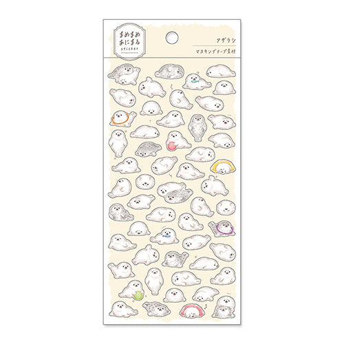Mamemame Cute Animal Stickers (MIND WAVE)