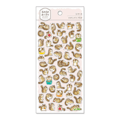 Mamemame Cute Animal Stickers (MIND WAVE)