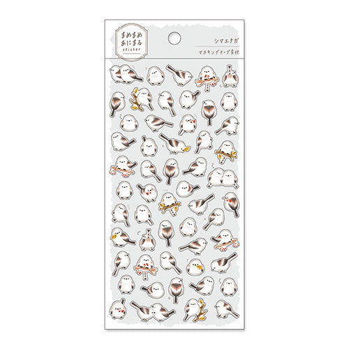 Mamemame Cute Animal Stickers (MIND WAVE)