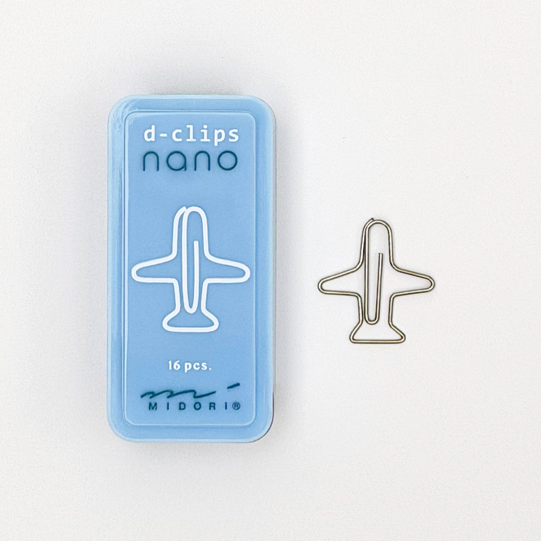 D-Clips Nano Shaped Paper Clips (MIDORI)