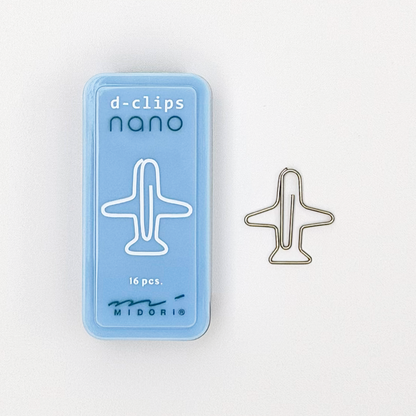 D-Clips Nano Shaped Paper Clips (MIDORI)