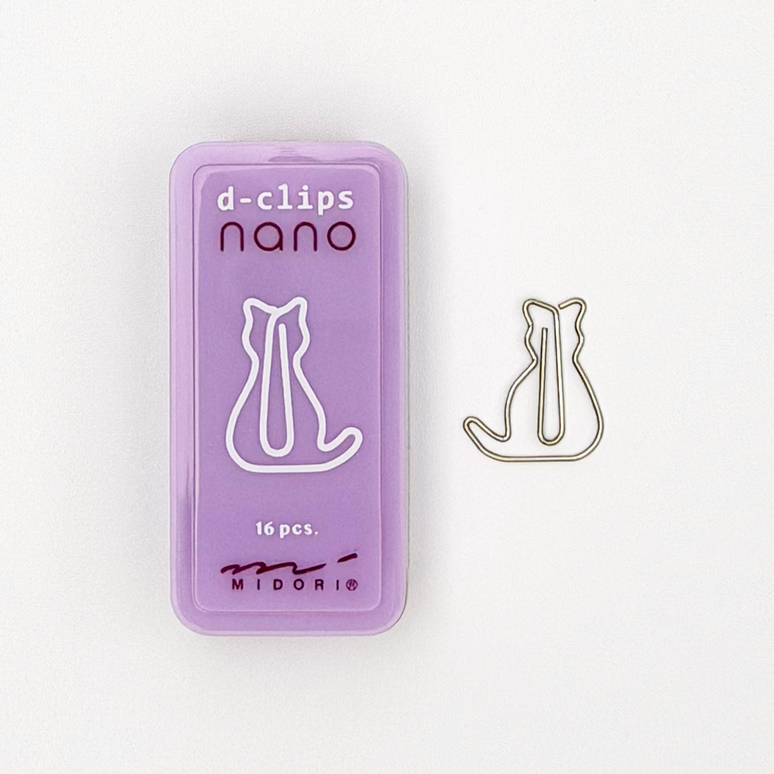 D-Clips Nano Shaped Paper Clips (MIDORI)