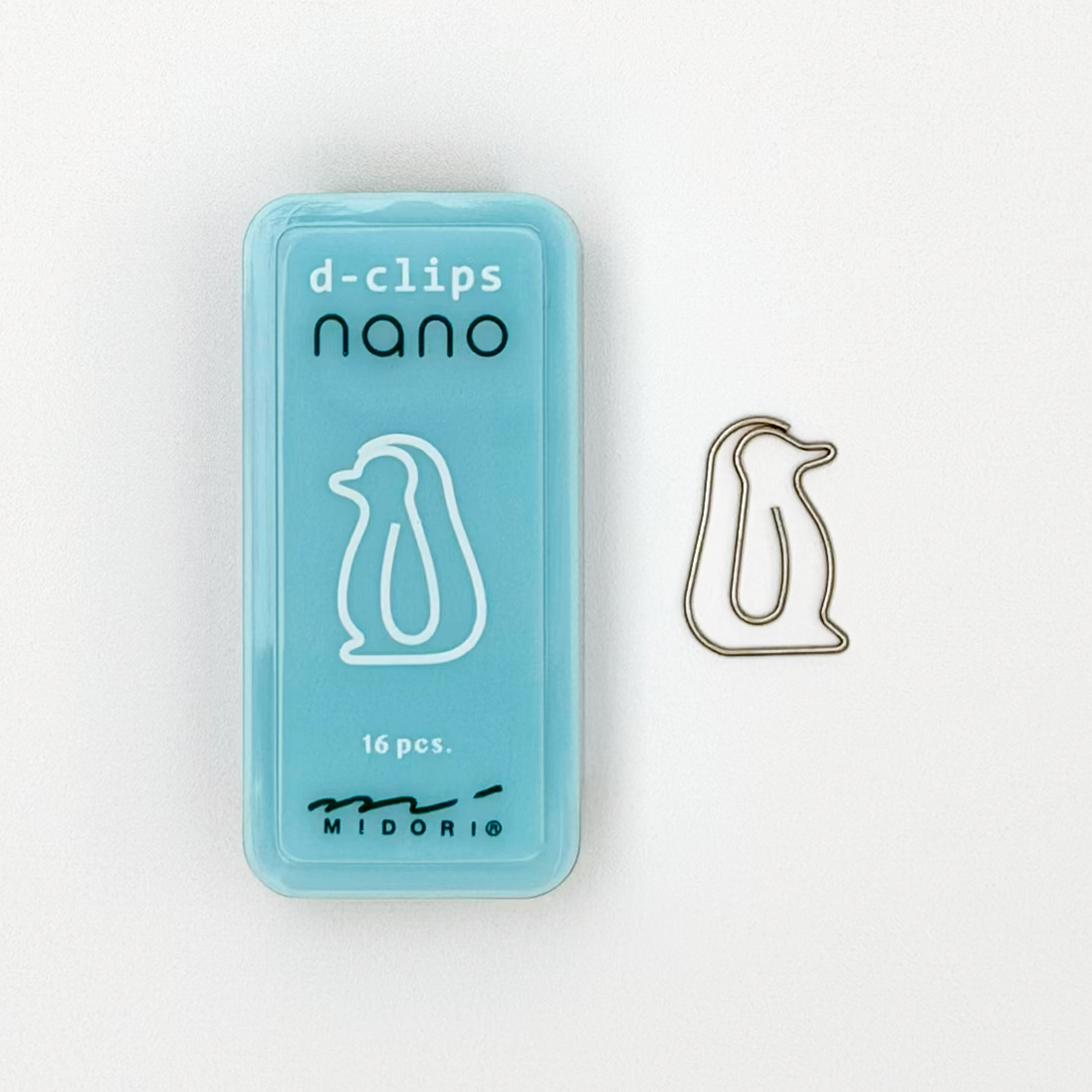 D-Clips Nano Shaped Paper Clips (MIDORI)