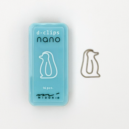 D-Clips Nano Shaped Paper Clips (MIDORI)
