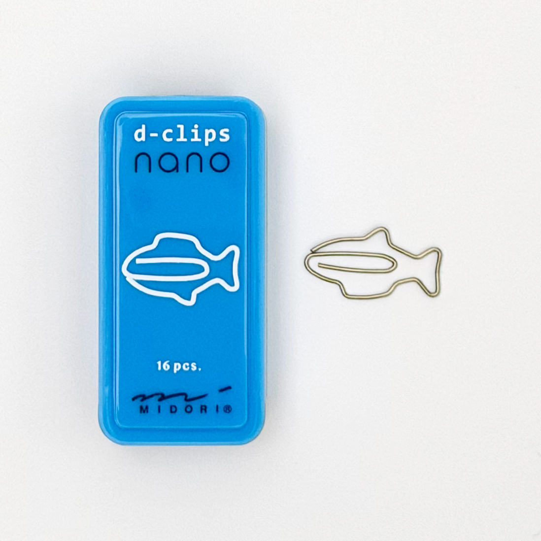D-Clips Nano Shaped Paper Clips (MIDORI)