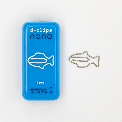 D-Clips Nano Shaped Paper Clips (MIDORI)