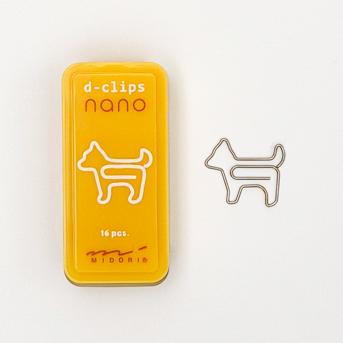 D-Clips Nano Shaped Paper Clips (MIDORI)
