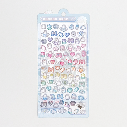 Bonbon Drop Mini Puffy Stickers