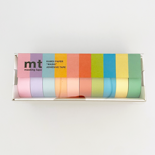 mt Washi Tape 10-Color Set (Kamoi)